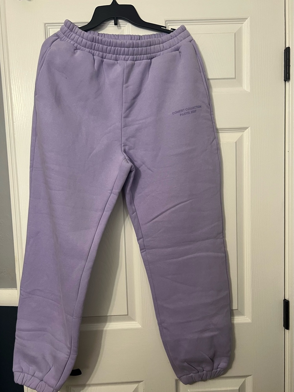 Comfort Collection Pastel Lilac Sweatpants — Women's Cozy Joggers